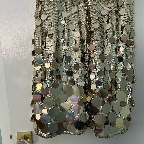 Gold Sequin Women's Dress - Picture 9 of 9